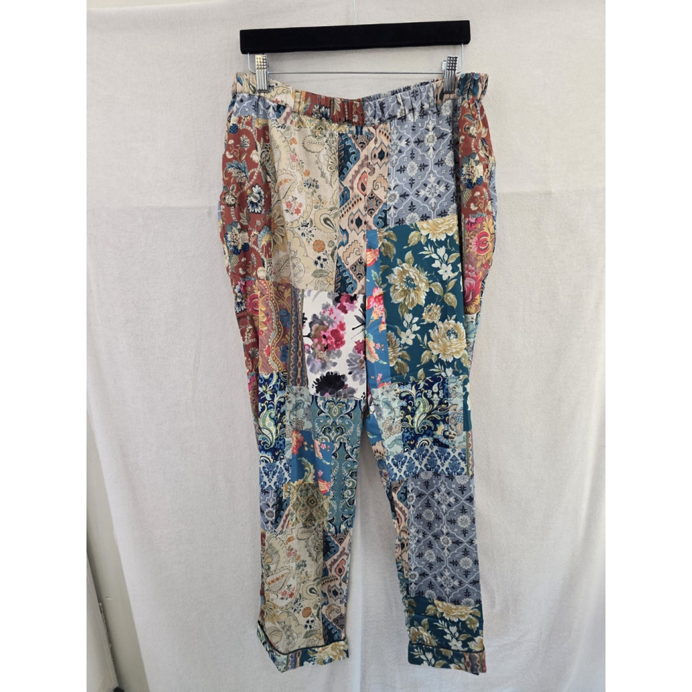 Tohani Collection NWT 2 Piece Pajamas Colorblock Designs Pants /Shirt LADIES Med - Picture 12 of 16